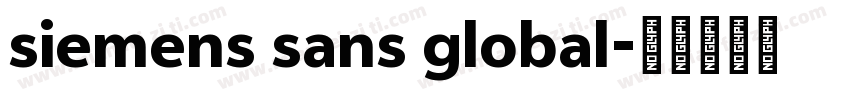 siemens sans global字体转换